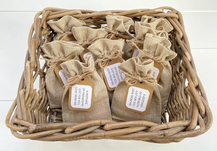 Keepsake Quote Bag, 40 Quotes, 7 Choices, Friend Wellness Mental Health Gift 