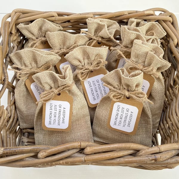 Keepsake Quote Bag, 40 Quotes, 7 Choices, Friend Wellness Mental Health Gift 