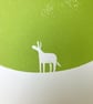 Magic Donkey No.12 (Moon Edition No.7) A2 one-colour screen-print - Image 3