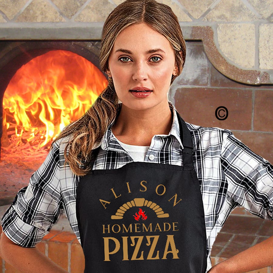 Personalised Homemade Pizza Apron