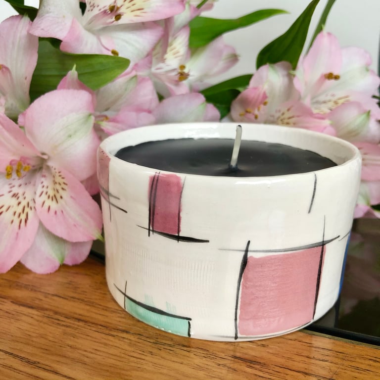Ceramic candle - Black
