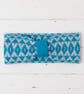 SAMPLE Mirror headband - turquoise and zinc - Image 2