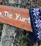 Hand knitted headband featuring Scandinavian pattern. Fleece lined  - Image 4