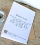 Bread Alphabet Greetings Card - Image 4