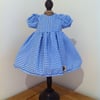 Blue Checked School Dress
