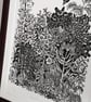 Rustling - Lino Cut Print - Image 5