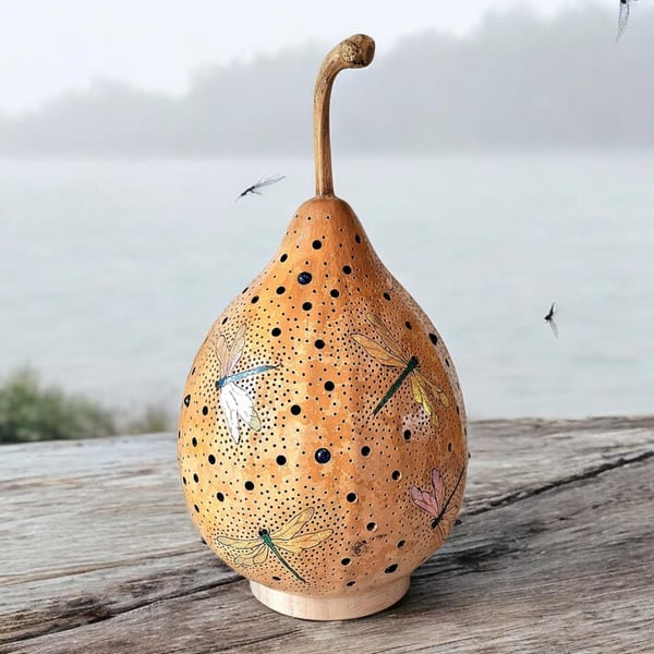 Dragonfly Gourd Lamp