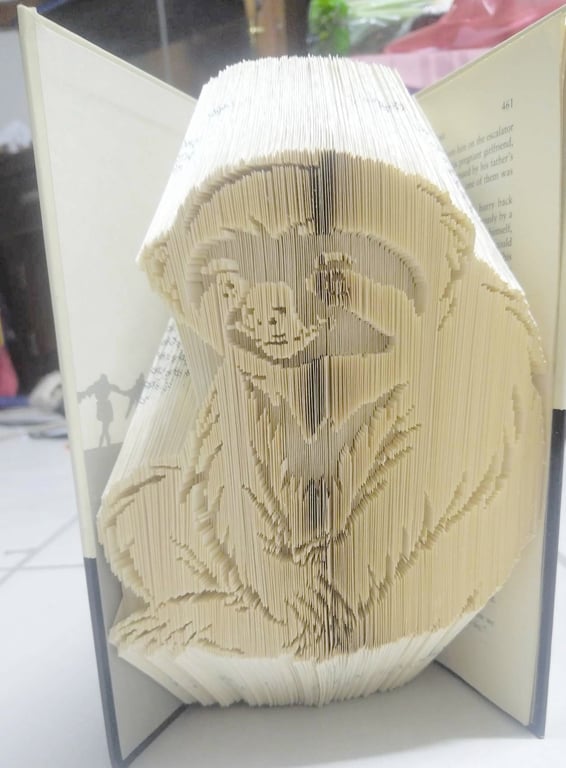 Sloth COMBI Book Folding Pattern - EMAILED PDF PATTERN