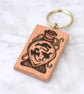 Tri-dragon potion. Pyrography key ring. - Image 2