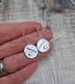 Sterling Silver Disc Earrings with 9ct Gold - JBJ1034 - Image 5