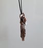 Natural Green Labradorite & Copper Tree of Life Pendant Gift Crystal Jewellery - Image 5
