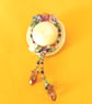 Spring Summer Floral Beaded Hat Brooch - Image 6