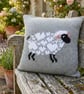 Knitting Pattern for "I Love Sheep" Cushion.  Digital Pattern - Image 1