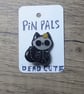 Dead cute skeleton fox badge, creepy cute accessories  - Image 4