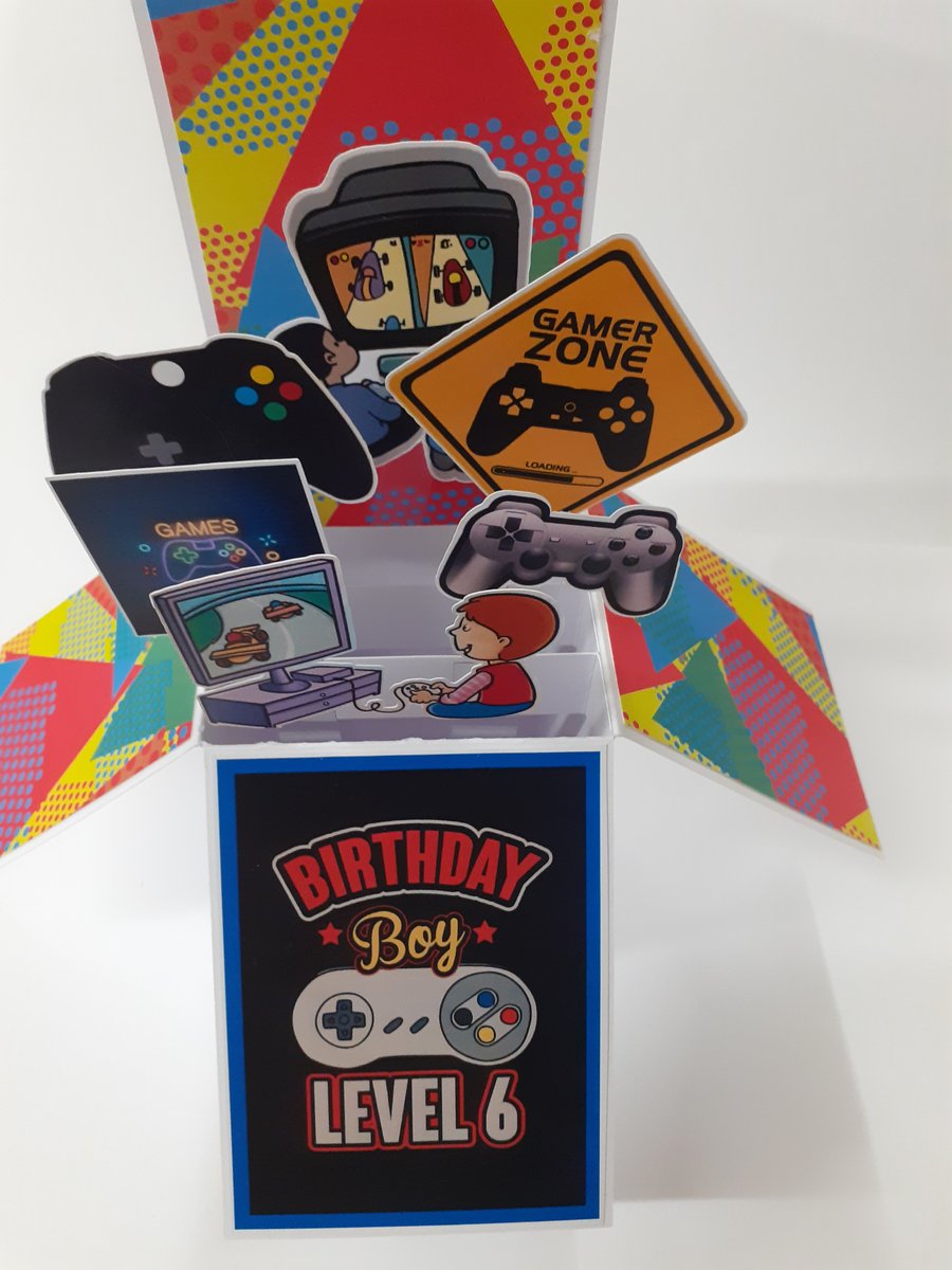 Boys 6th Birthday Card