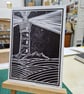 Lighthouse Print A5 - Image 4
