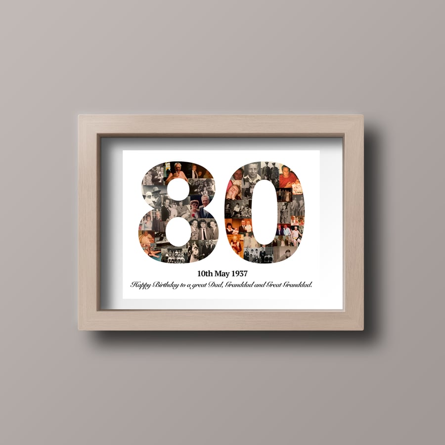 Personalised Photo Collage Print