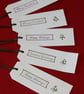 10 Christmas Gift tags, with greeting & Christmas tree motif  - Image 4