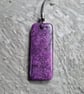 Purple Lepidolite Oblong Pendant