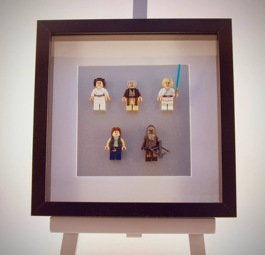 Star Wars mini Figures frame