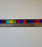 Long stripy fused glass decoration - Image 5