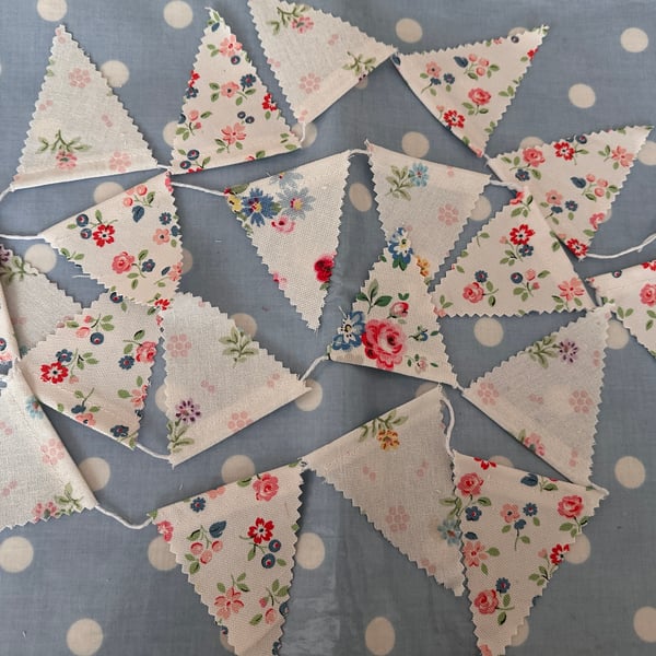 Mini Bunting In Cath Kidston Fabrics