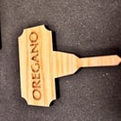 Personalised Wooden Herb Garden Markers – Handcrafted Laser Cut Signs for Plante