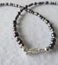 Freshwater Peacock Pearls and Sterling Silver Necklace - Image 5