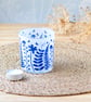Spring hedgerow Cyanotype tealight holder. - Image 2