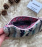 Woolly Wallet - Sky Blue. Handwoven in Wales - Image 4