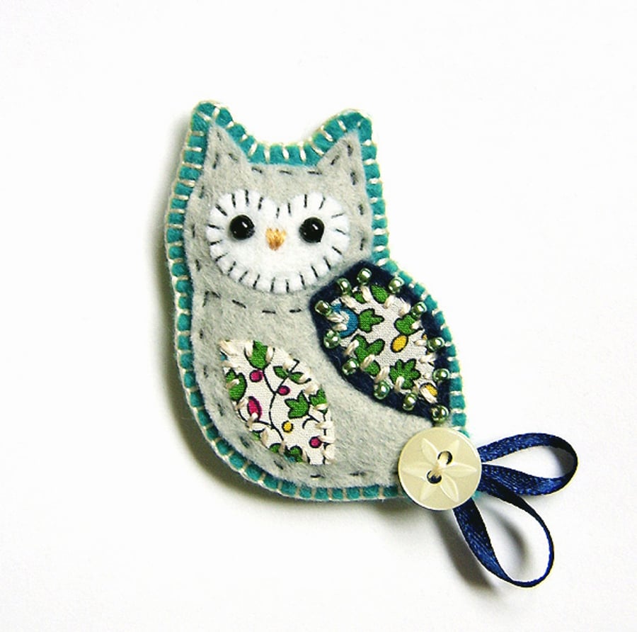 Owl Brooch