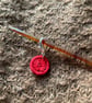 Set of 5 Dorset Button Stitch Markers - Image 3