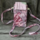 Perfectly imperfect crossbody mobile phone bag with card slots and zipped pocket