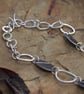 Reversible pebble necklace, anodised aluminium and recycled silver. - Image 2