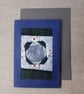 Individually Hand Crafted Textile Christmas Blank Card