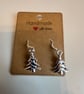 Sterling Silver Earrings - Christmas Tree - Brand New & Sealed!! 
