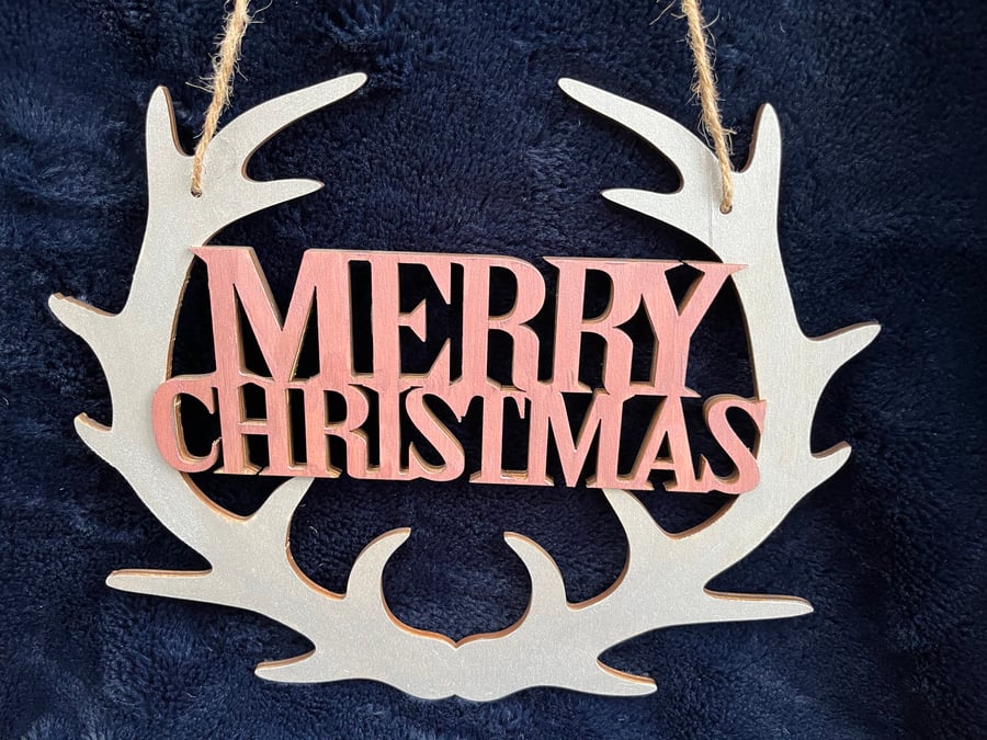 Merry Christmas hanging decoration