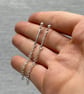 Handmade Chain Bar Drop Earrings  & Pendant Set - Image 5