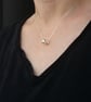 Recycled Sterling Silver And 14ct Filled Gold Barrel Pendant  - Image 7