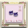 Lavender Bootees to fit Baby Daisy 