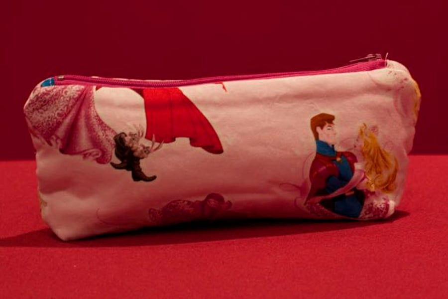 Pink Disney Princesses pencil Case