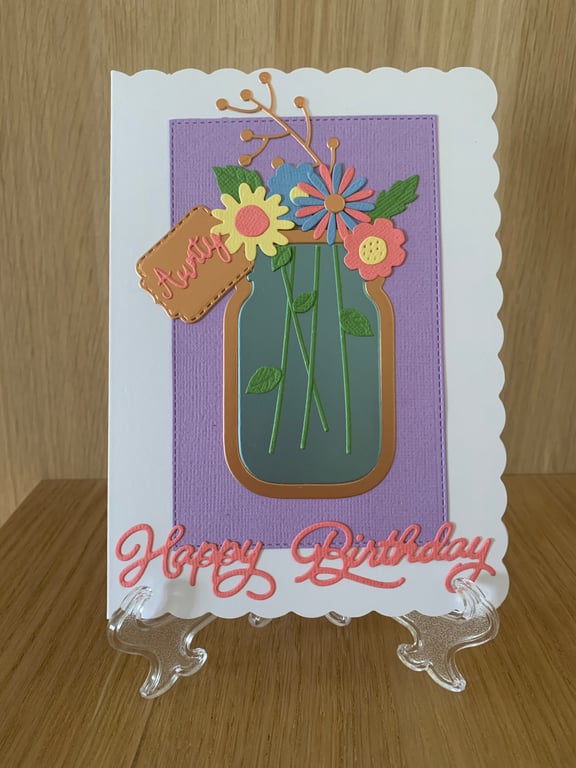 Handmade Aunty Birthday Card