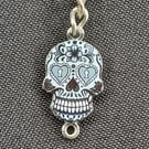 Handmade skull keyring