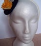 Yellow floral fascinator  - Image 2