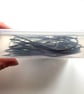 50g Black Bullseye 90coe glass Vitrigraph stringers - Image 3