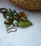 BROWN AND BRONZE FLOWER HANDBAG CHARM.  899 - Image 5