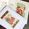 Handmade card: Chinese paper cut tiger