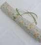 Knitting Needle Crochet Hook Roll  Green Yellow White - Image 6