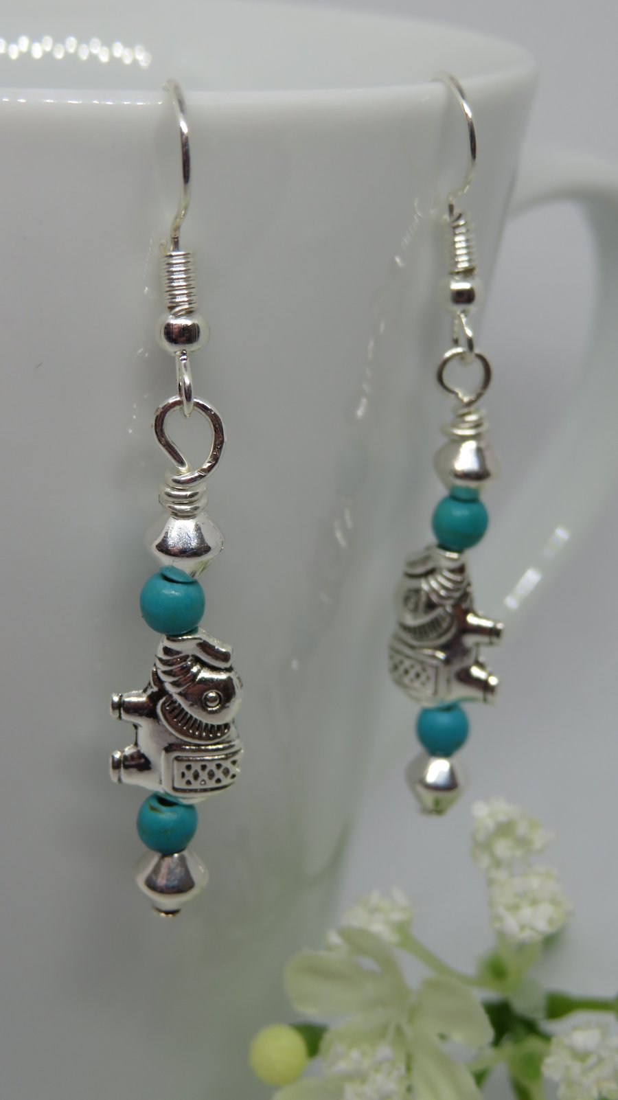 Elephant Parade Turquoise Earrings