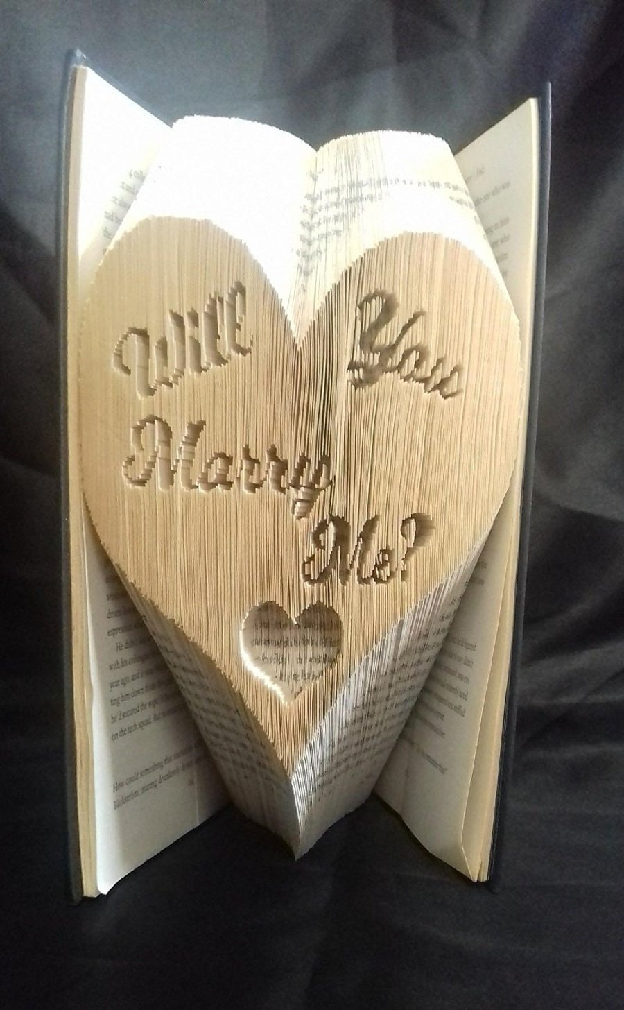 Will You Marry Me?, COMBI Book Folding Pattern - EMAILED PDF PATTERN